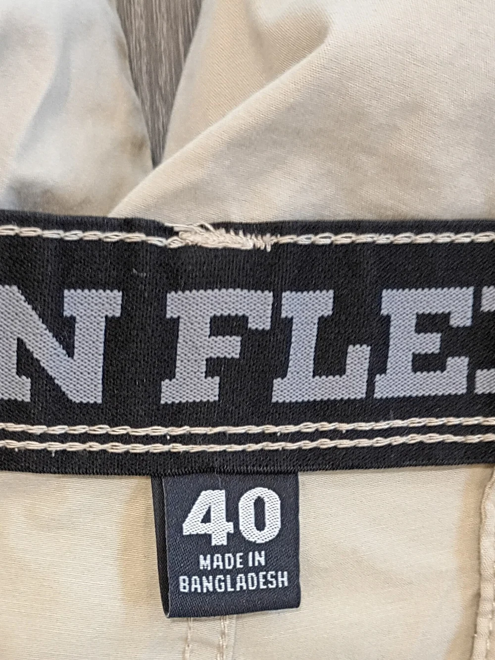 Iron Flex Men's Cargo Shorts Size 40, 98% Cotton, Multipocket